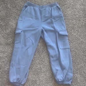 Charlotte Russe Large Blue sweatpants with pockets on side